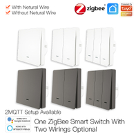 Tuya ZigBee botão interruptor de luz 1 2 3 gang